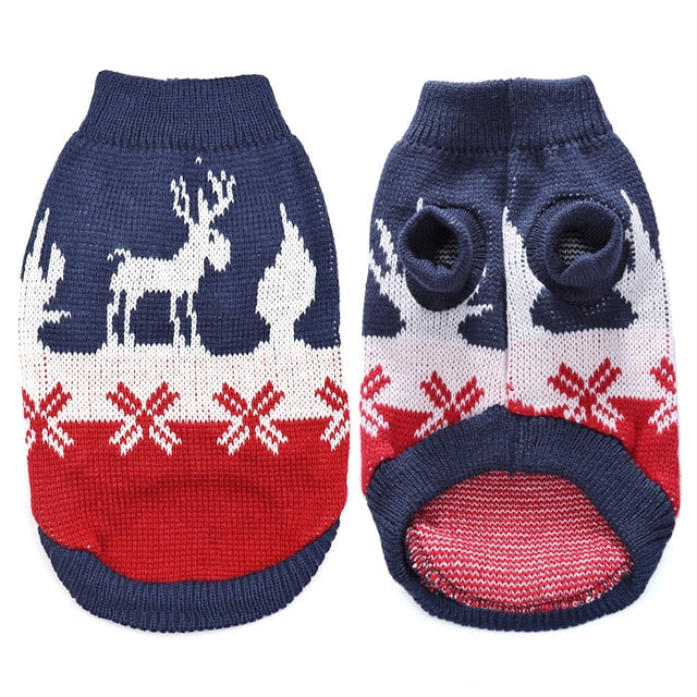 Christmas Cat Puppy Sweater Winter 2020