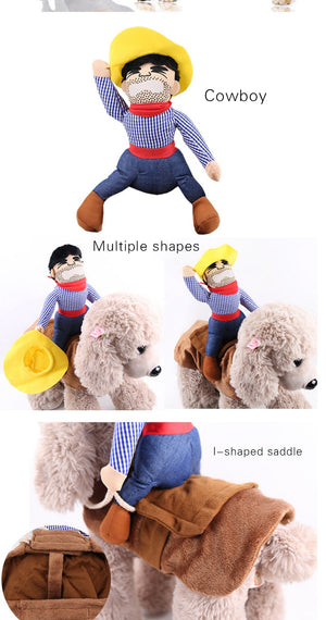 Clothes pet riding dress Halloween