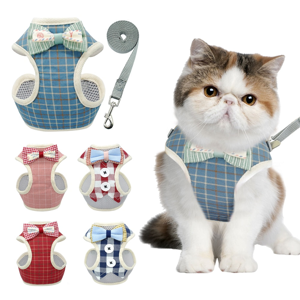 Cute Cat Harness vest