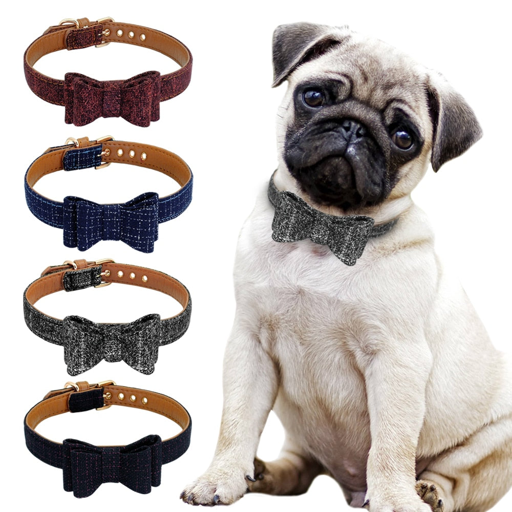 Adjustable Bowknot Pet Collar