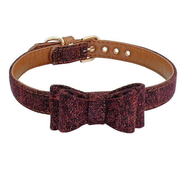 Adjustable Bowknot Pet Collar
