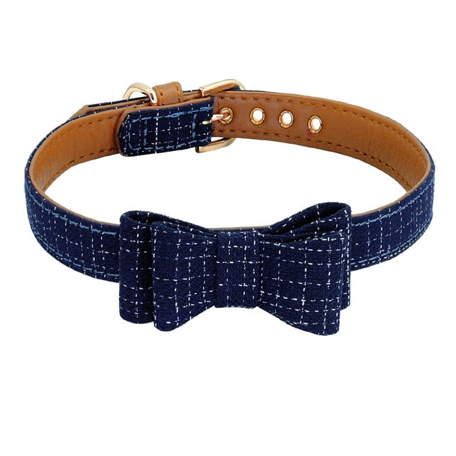 Adjustable Bowknot Pet Collar