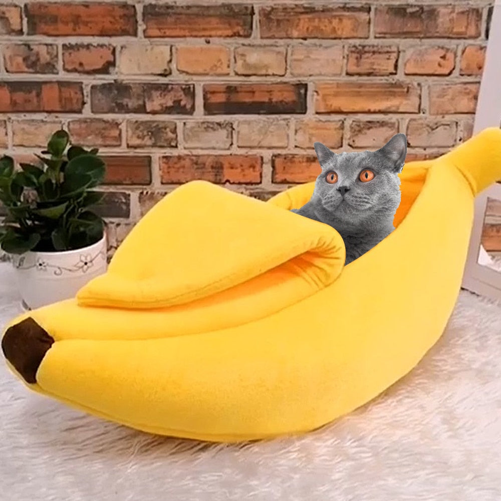 Cute Cat Banana Bed